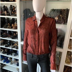 Sophisticated and versatile T by Alexander Wang button down blouse